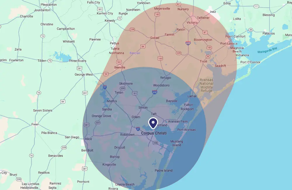 Precision Air's service area